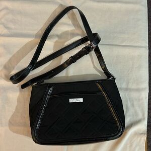 VERA BRADLEY Trimmed Trapeze Satchel